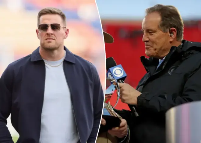 Jim Nantz ignores JJ Watt comment in awkward moment for new CBS booth