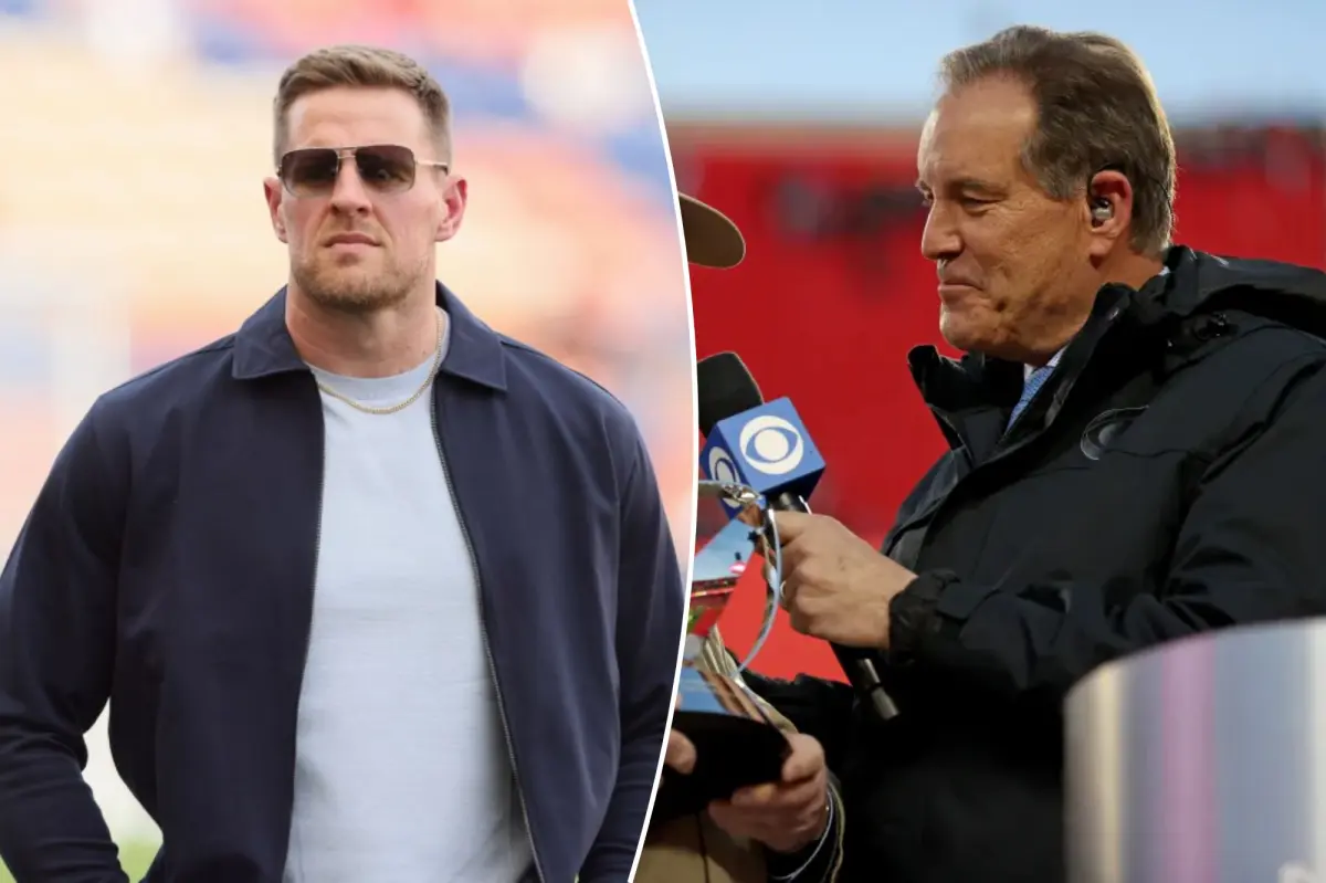 Jim Nantz ignores JJ Watt comment in awkward moment for new CBS booth