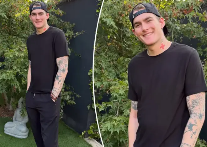 Presley Gerber beamed in final Instagram post a month before his tragic death