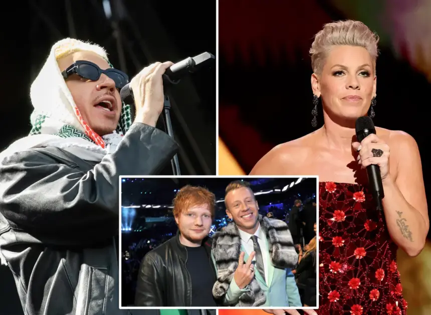 Pink hits back amid backlash for criticizing Macklemore’s anti-Israel concert rant
