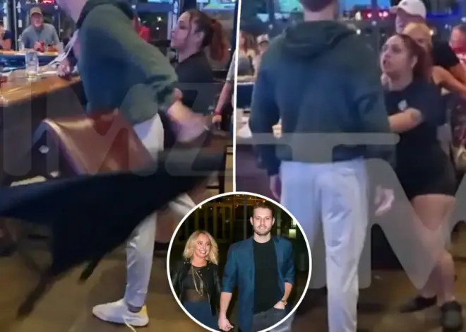 See the moment Brian Hickerson flings a chair, gets handcuffed in bar altercation