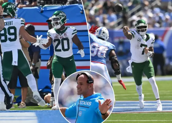 Jets make easy work of Robert Saleh’s Titans in Geno Smith’s triumphant start to second act