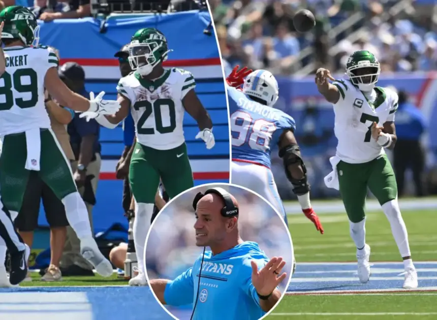 Jets make easy work of Robert Saleh’s Titans in Geno Smith’s triumphant start to second act