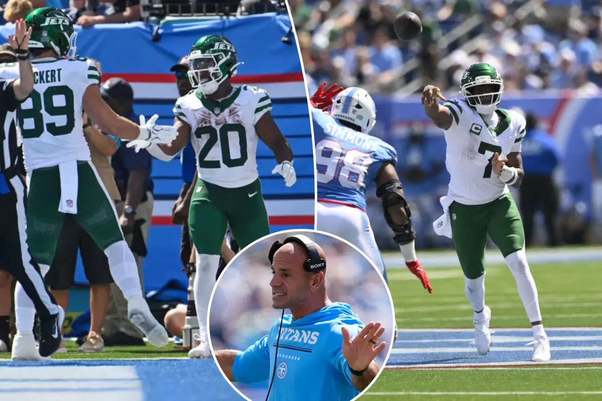 Jets make easy work of Robert Saleh’s Titans in Geno Smith’s triumphant start to second act