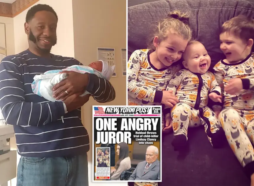 Lindsay Clancy holdout juror shares pictures of himself with newborn daughter — as his fundraiser tops $350,000