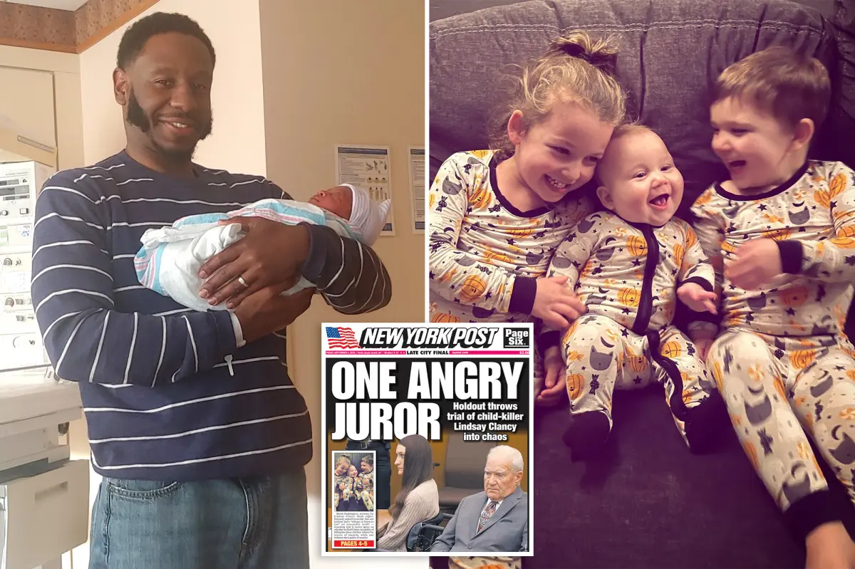 Lindsay Clancy holdout juror shares pictures of himself with newborn daughter — as his fundraiser tops $350,000