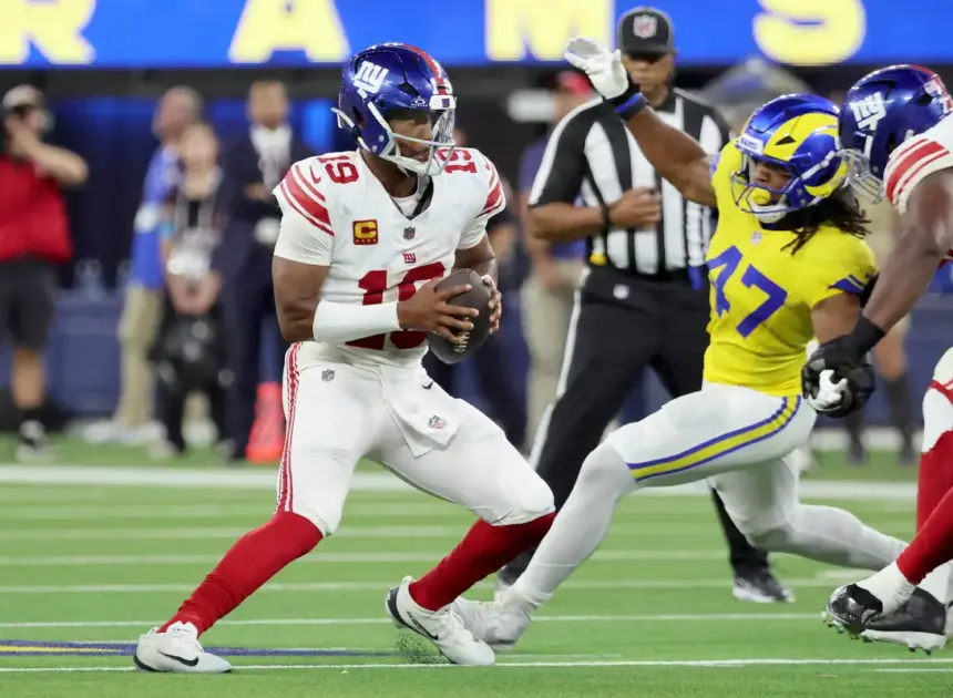 Jameis Winston’s ghastly performance dooms Giants after Jaxson Dart injury
