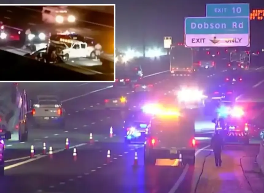 Tesla on autopilot halts on busy highway before giant F-350 truck rear-ends and kills driver