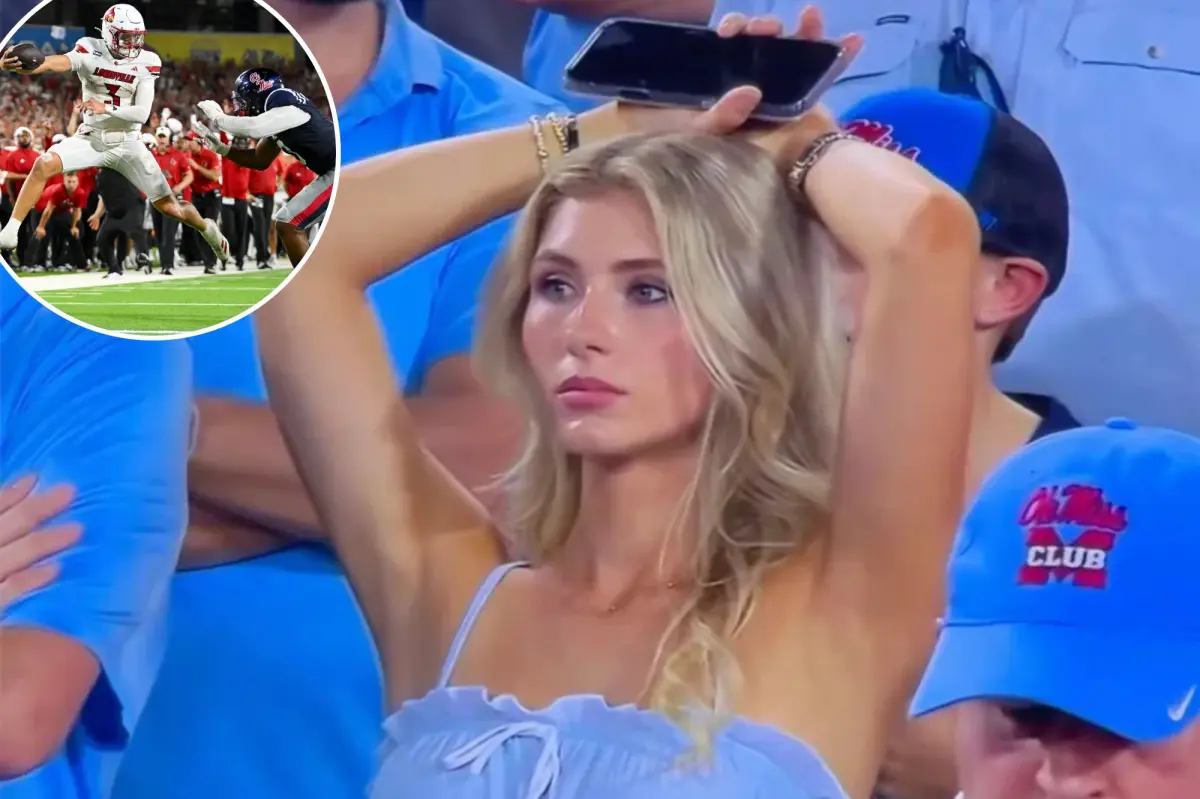 Ole Miss fan goes viral during tense moment in nail-biting win