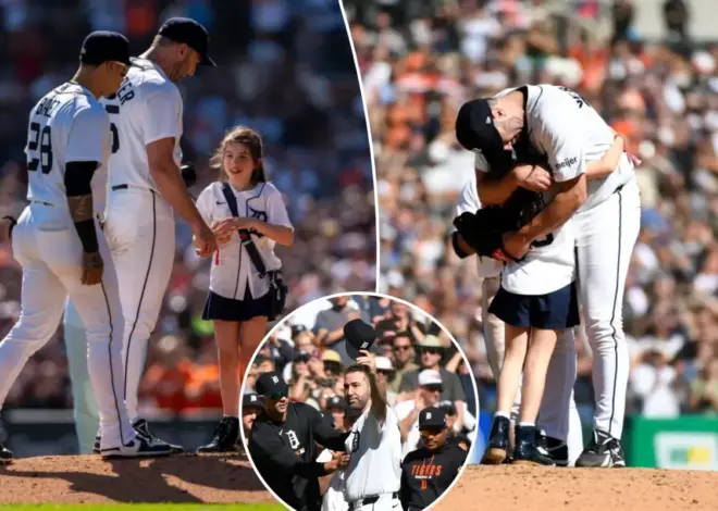 Justin Verlander’s 7-year-old daughter removes him from final MLB start in tear-jerker moment