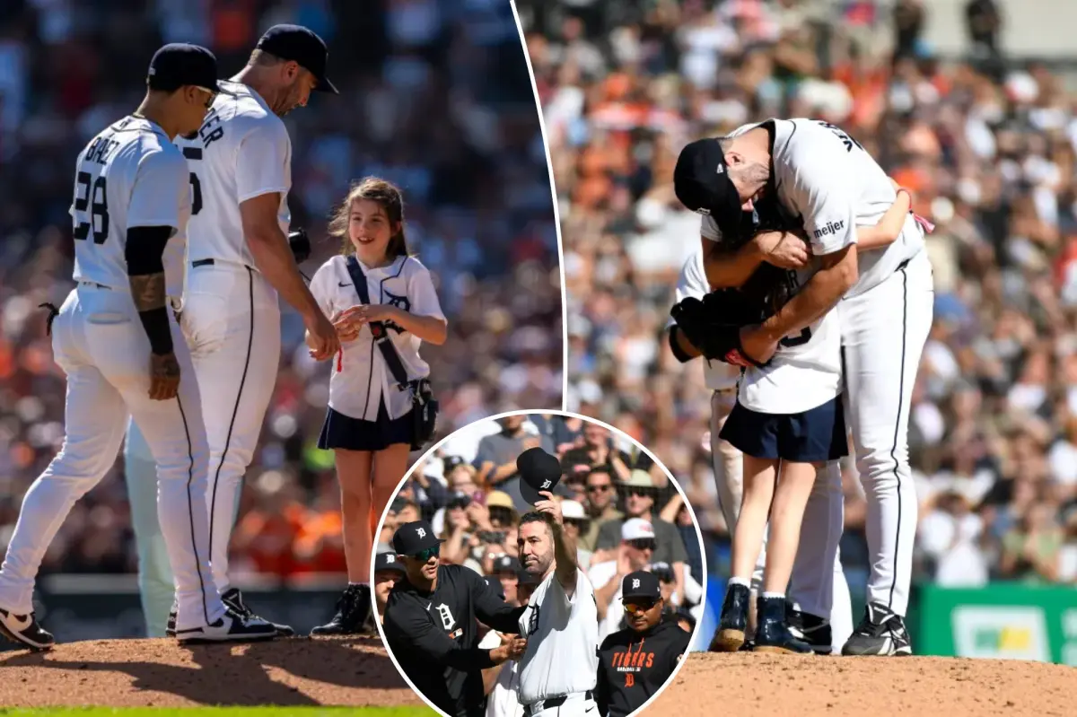 Justin Verlander’s 7-year-old daughter removes him from final MLB start in tear-jerker moment