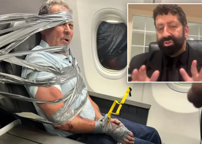 Seatmate of crazed duct-taped plane passenger reveals what sparked wild mid-flight meltdown