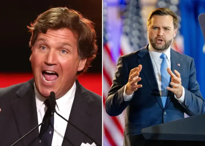 JD Vance can’t outrun his Tucker Carlson problem