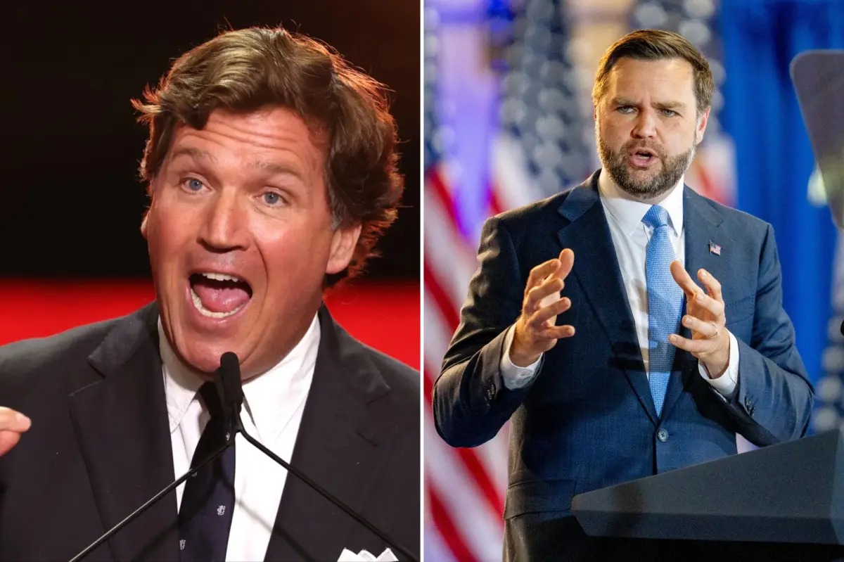 JD Vance can’t outrun his Tucker Carlson problem