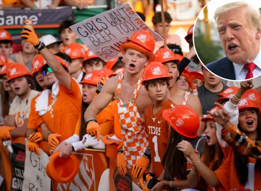 Tennessee uses unusual alcohol tactic to get fans there early with President Trump attending Texas showdown