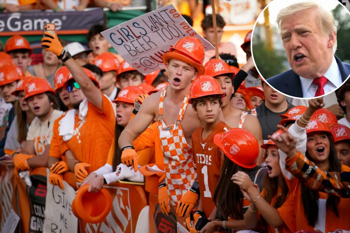 Tennessee uses unusual alcohol tactic to get fans there early with President Trump attending Texas showdown