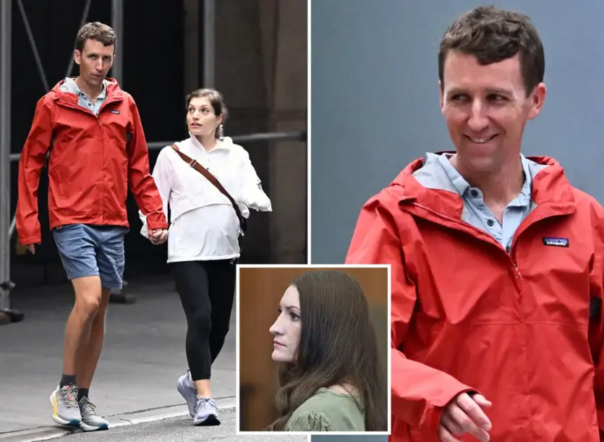 Lindsay Clancy’s ex Patrick, his new wife hold hands as murder trial grips the nation