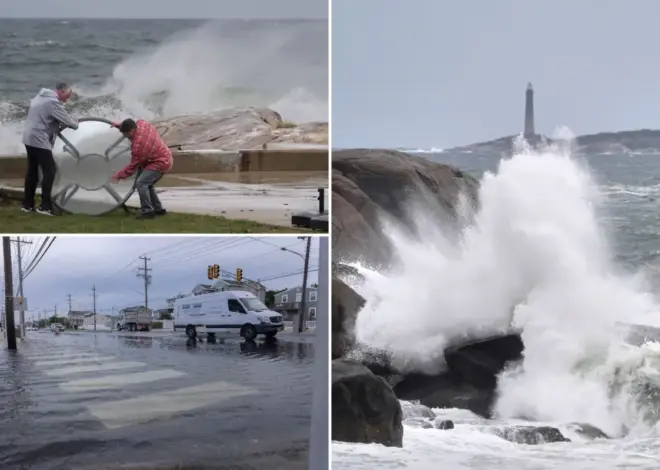 Thousands without power, roads flood in New Jersey as first major signs of nor’easter take shape