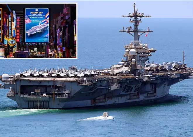 USS Abraham Lincoln heading home to America after five ‘incredible’ days in Thailand