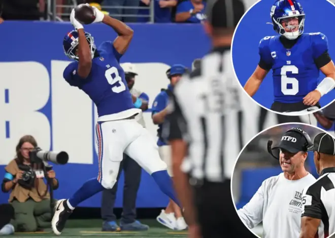 Giants blitz Cowboys for perfect start to John Harbaugh era