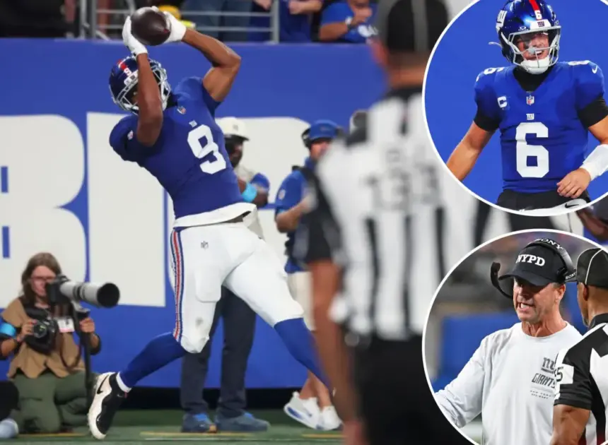 Giants blitz Cowboys for perfect start to John Harbaugh era