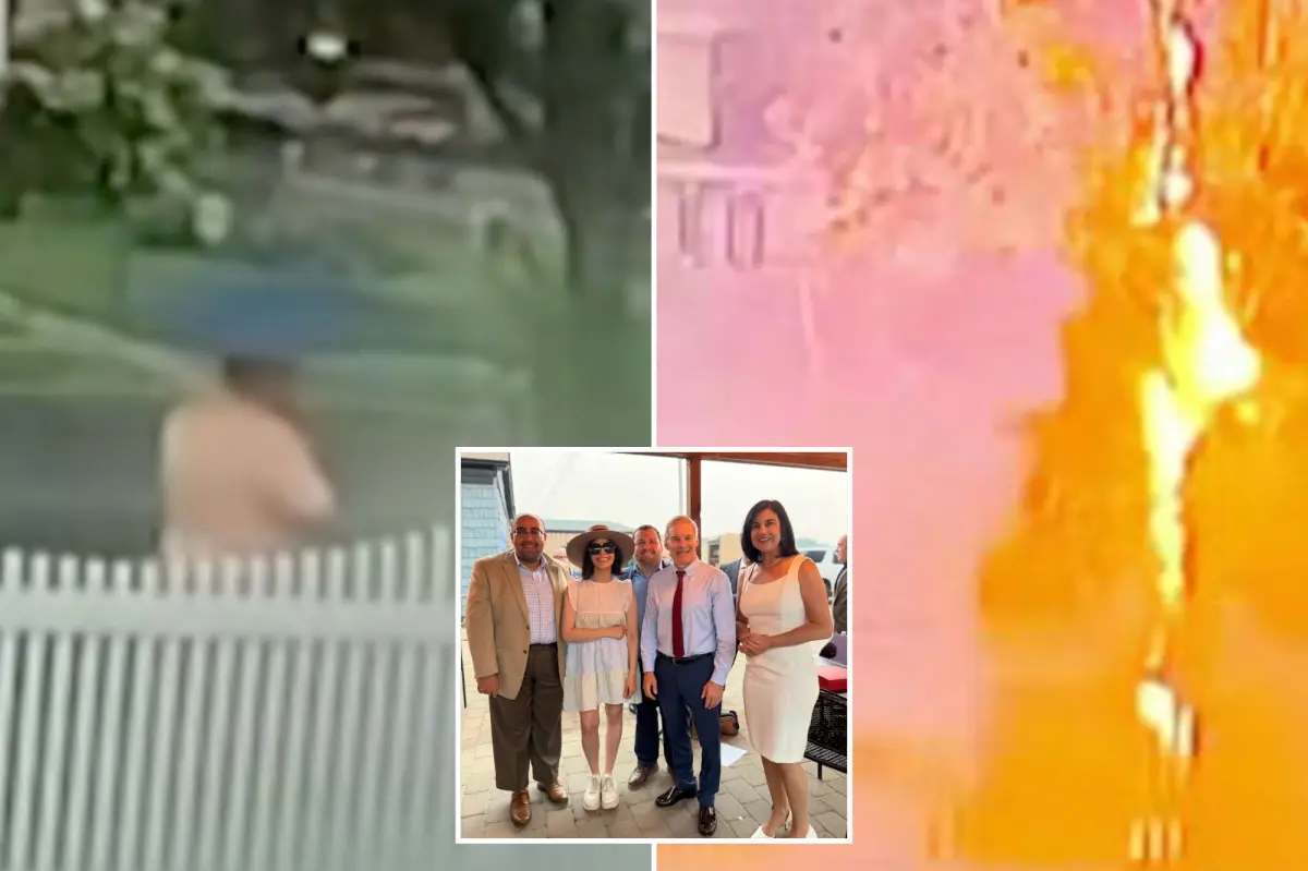 Astonishing moment NY GOP congressional staffer is hit by lightning in Staten Island — and survives