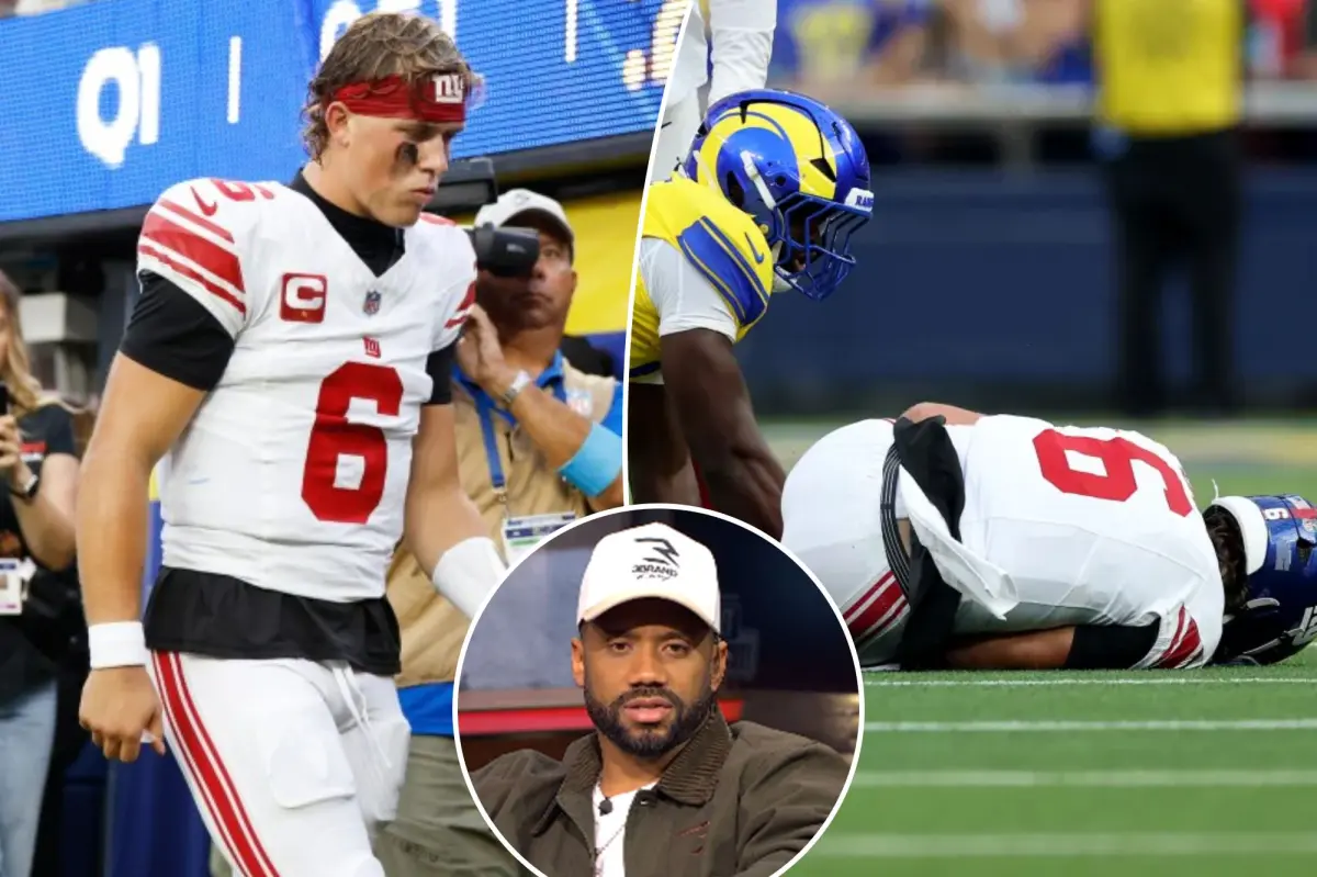 How Russell Wilson reacted to Giants’ Jaxson Dart injury crusher