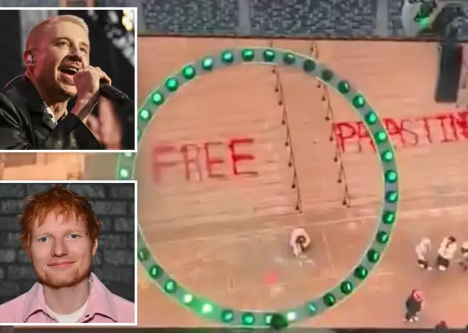 Woke rapper Macklemore sparks fury over anti-Israel rant at Ed Sheeran’s MetLife show