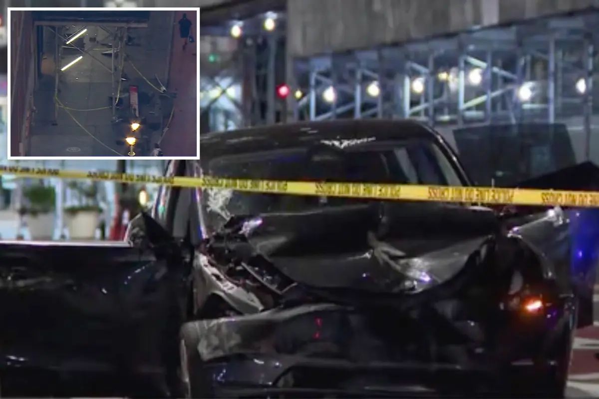 One killed after out-of-control Tesla smashes into NYC scaffolding