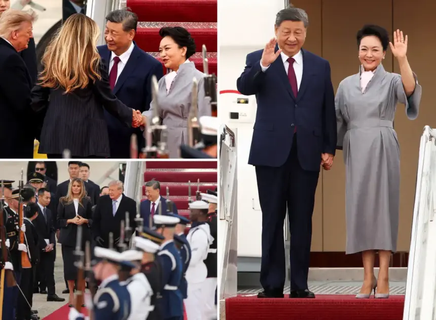 Trump greets China’s Xi at airport in historic move to kick off high-stakes DC visit