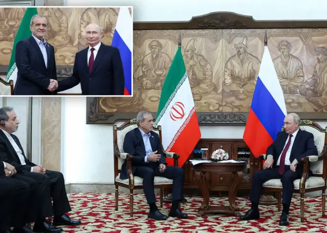 Putin vows to support Iran and resist US sanctions after meeting with regime leader