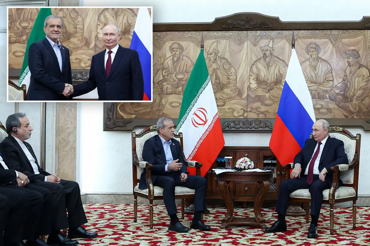 Putin vows to support Iran and resist US sanctions after meeting with regime leader