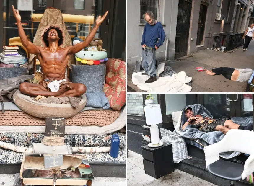 Anna Wintour’s Greenwich Village block overrun by homeless encampments, notorious vagrant named Tiger
