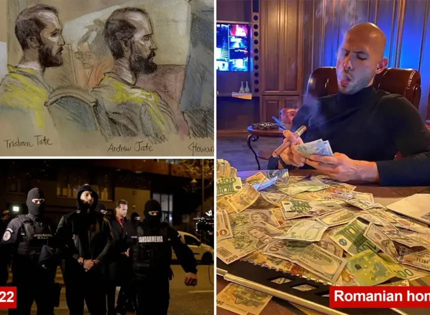 Andrew Tate indicted in Romania for trafficking minors, money laundering