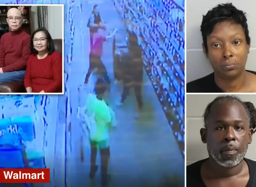 Walmart customer, 77, beaten to death by parents of teen employee after shopping cart dispute, widow says