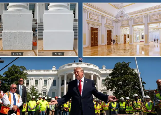 Trump blasts ex-presidents for not taking care of ‘dump’ White House, celebrates renovations