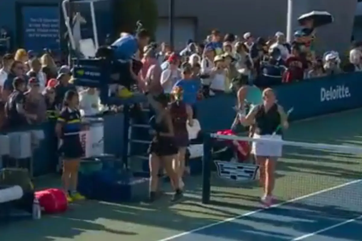 Jelena Ostapenko left stunned by US Open handshake drama as Taiwanese stars’ feud appears to boil over
