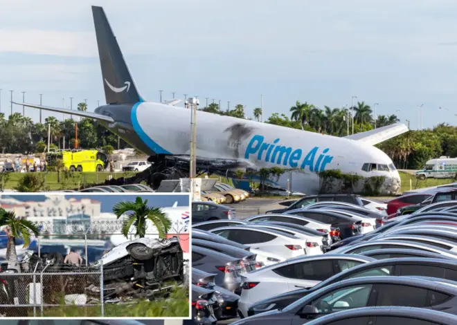 Feds probe whether Amazon cargo jet landed too late to stop safely, leaving 5 dead in Miami