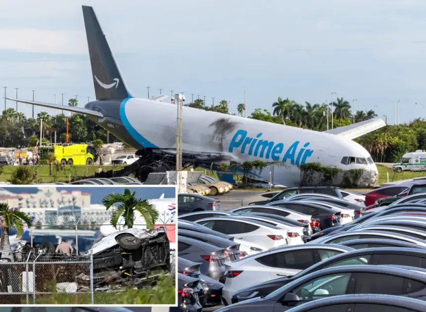 Feds probe whether Amazon cargo jet landed too late to stop safely, leaving 5 dead in Miami