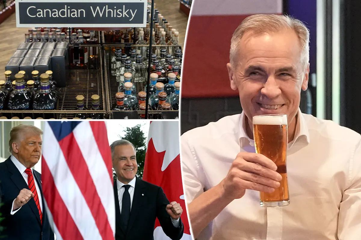 Canadian alcohol brands sold in the US that are now banned after Trump’s latest tariffs