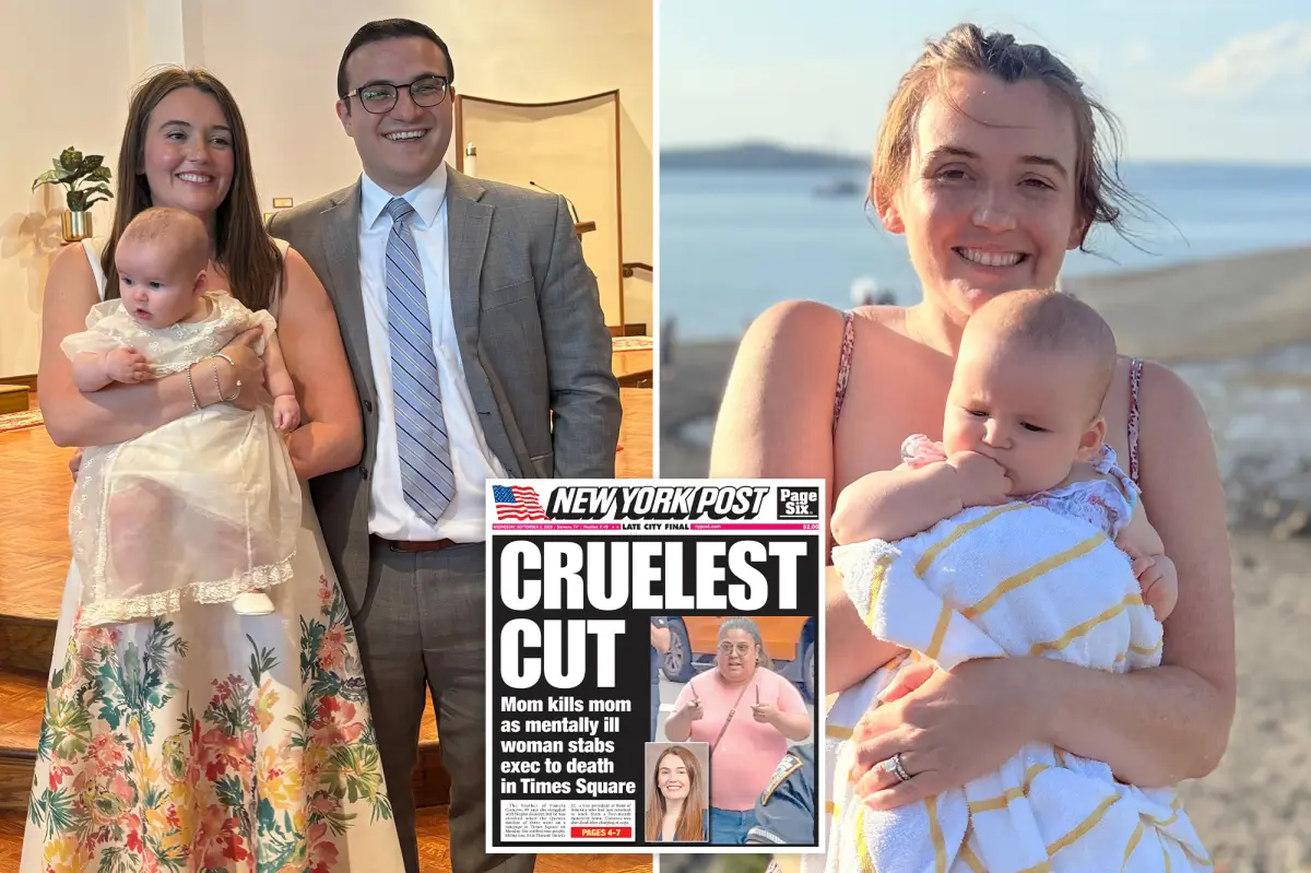 ‘Devastated’ family of BofA exec randomly slain in Times Square releases heartbreaking statement on young wife, new mom