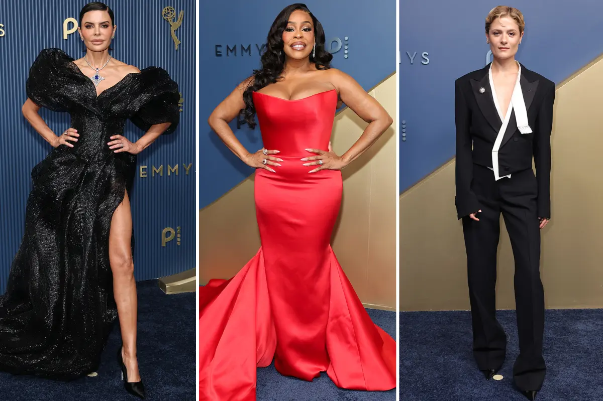 Emmys 2026 red carpet live updates: See all the celebrity looks
