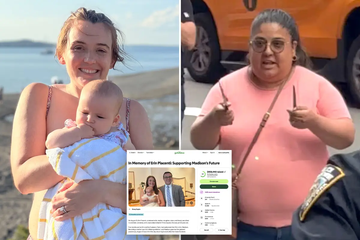 Fundraiser for Times Square stabbing victim Erin Piacenti’s infant daughter nears $500K