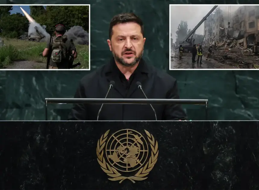 Ukraine war must end before AI is used on the battlefield, Zelensky tells UN