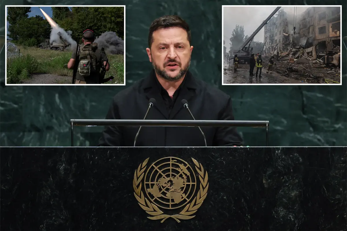 Ukraine war must end before AI is used on the battlefield, Zelensky tells UN