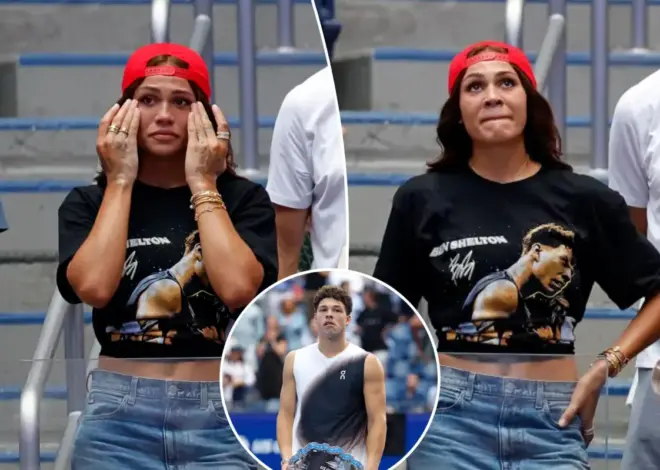Trinity Rodman breaks down in tears during Ben Shelton’s US Open post-match speech