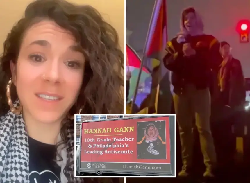 ‘Palestinian Rachel Dolezal’ branded ‘Philadelphia’s Leading Antisemite’ after protesting at ‘pro-Hamas’ rally