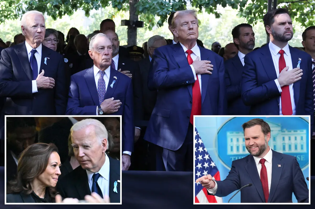 Vance says no ‘security concern’ behind Trump missing 9/11 Ground Zero ceremony — where he jokes he’ll have ‘intellectual’ chat with Biden