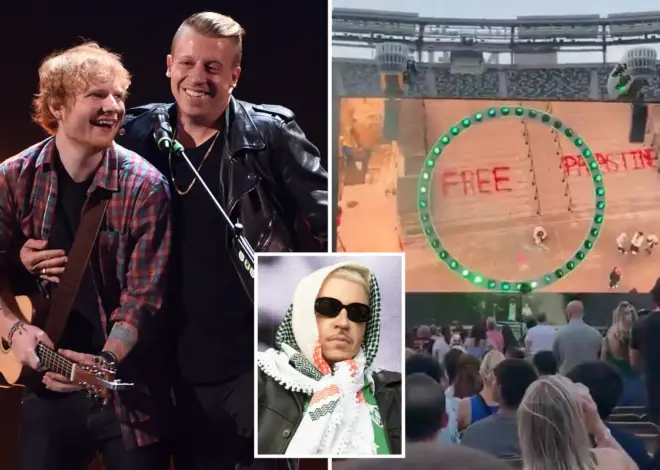 Ed Sheeran backs pal Macklemore after he was yanked off tour for anti-Israel rants: ‘I am not complicit’