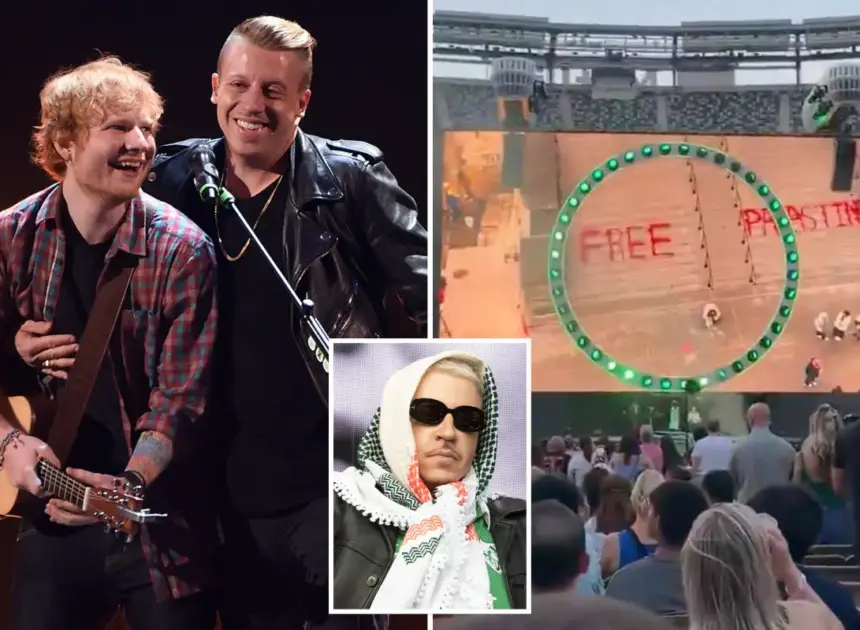 Ed Sheeran backs pal Macklemore after he was yanked off tour for anti-Israel rants: ‘I am not complicit’